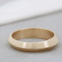 9ct Gold Ring Hand Carved Thick Band, thumbnail 1 of 11