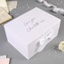 Personalised Cream Heart Vase Gift, thumbnail 6 of 6