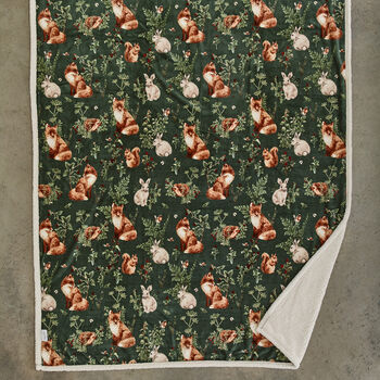Dy Woodland Wildlife Throw Sage140x180 Cm, 3 of 3