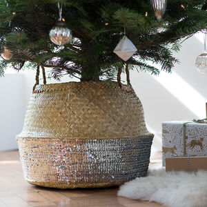 Deep Seagrass Basket By The Forest & Co | notonthehighstreet.com