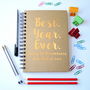 Personalised Best Year Ever Notebook, thumbnail 1 of 4