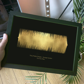 Gallery Wall Personalised Sound Wave Print, 7 of 10