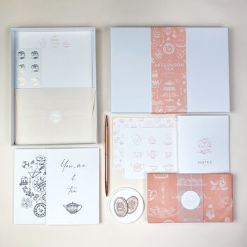 Afternoon Tea Luxury Stationery Gift Box Collection, 3 of 12