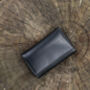Personalised Luxury Black Leather Key Holder Wallet Gift Boxed, thumbnail 2 of 7