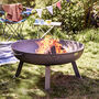 Steel Fire Pits Available In Three Sizes, thumbnail 2 of 6