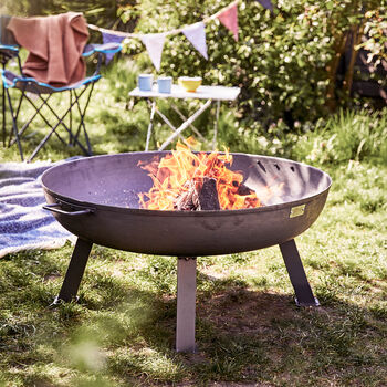 Steel Fire Pits Available In Three Sizes, 2 of 6