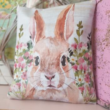 Spring Bunny Illustration Scented Gift Bag Decoration, 2 of 5