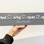 Wooden Family Name Sign 3D Acrylic, thumbnail 4 of 9