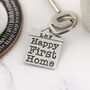 Couples Housewarming Gift Happy First Home Keyring, thumbnail 5 of 12