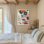 Japanese Yayoi Inspired Flower Art Print, thumbnail 2 of 3