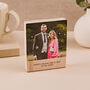 Personalised Wood Desk Photo Block, thumbnail 1 of 5