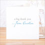 Single Or Pack Of Personalised Thank You Cards D1, thumbnail 1 of 6