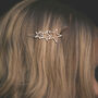 Lila Triple Star Gold Hair Clip, thumbnail 4 of 4