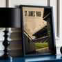 Newcastle St James' Park Football Stadium Poster, thumbnail 4 of 5