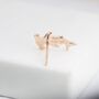 Sterling Silver Shark Stud Earrings, thumbnail 11 of 12