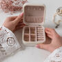 Dusky Roses And Wildflower Travel Jewellery Box Case, thumbnail 4 of 7