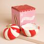 Candy Cane Stripe Bauble Candle, thumbnail 2 of 9