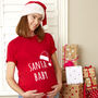 'Santa Baby' Mum To Be Christmas T Shirt, thumbnail 2 of 7