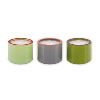 Reversible Candle And Tealight Holder Glass Three Colours, 4 of 12