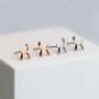 Sterling Silver Balloon Dog Stud Earrings, thumbnail 1 of 4