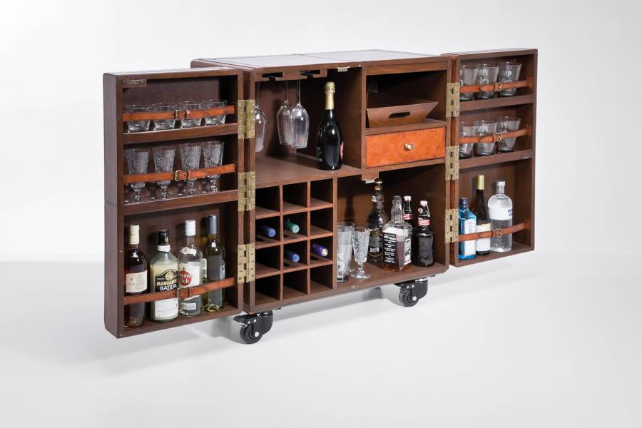 colonial portable home bar by i love retro