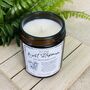 Personalised Mothers Day Best Stepmum Amber Candle, thumbnail 2 of 5