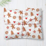 Gingerbread Man Wrapping Paper Roll Or Folded, thumbnail 1 of 3