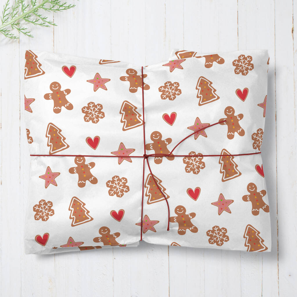 Gingerbread Man, Wrapping Paper