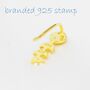 Moon Phase Crawler Earrings In Sterling Silver, thumbnail 5 of 12