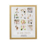 Personalised Special Date Oak Multi Photo Frame Wedding Gift, thumbnail 5 of 5