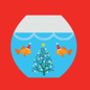 'Merry Fishmas' Fish Christmas Card, thumbnail 2 of 2
