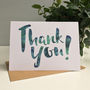 Pack Of Eight 'Thank You' Inky Watercolour Cards, thumbnail 3 of 7