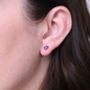 Iolite Teardrop Stud Earrings, thumbnail 1 of 2