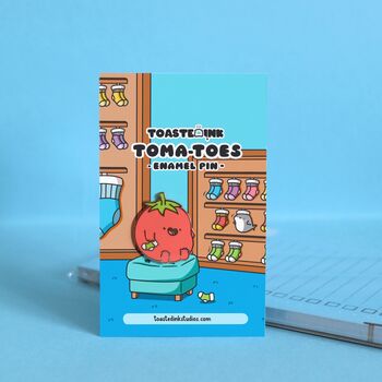 Tomato Enamel Pin | Cute Pin Badges, 5 of 5