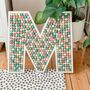 Sample Letter M * Extra Large Wooden Letter Decoration, thumbnail 1 of 5