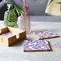 Set Of Bamboo Coasters And Holder For Her, thumbnail 7 of 12