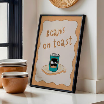 Beans On Toast Print, 2 of 8