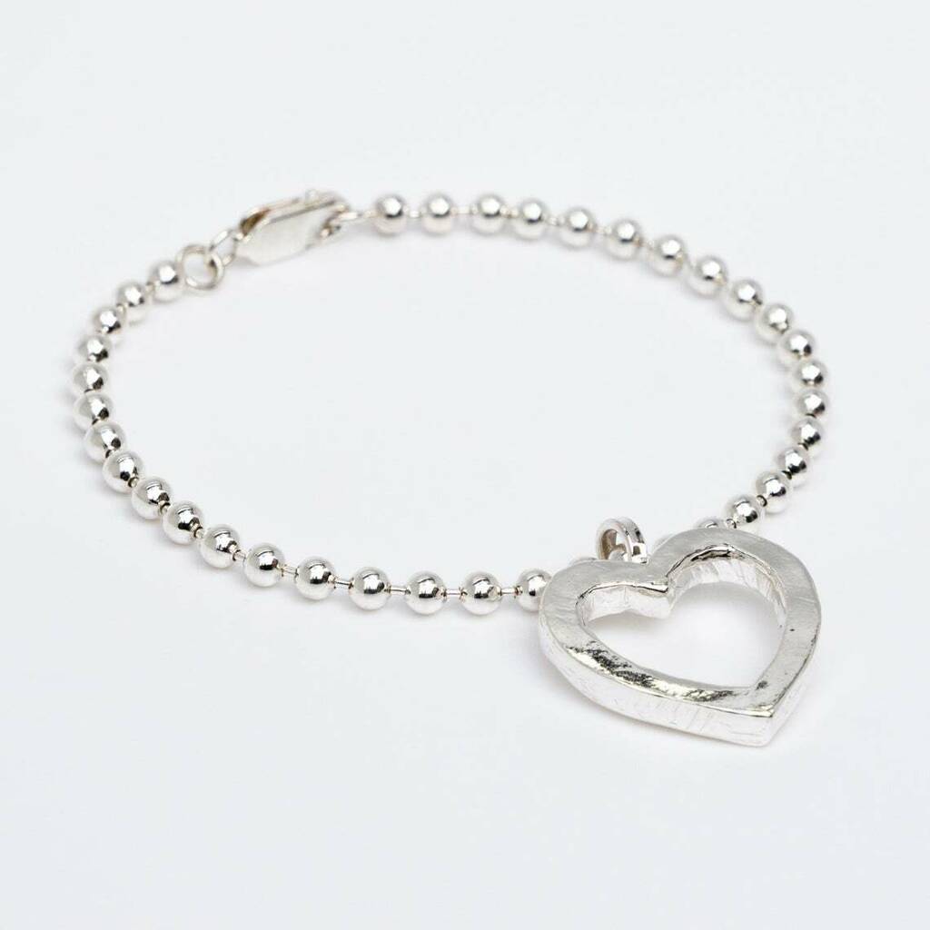 Open Heart Love Token Bracelet By Vanessa Plana | notonthehighstreet.com
