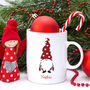 Personalised Set Of Two Gnomes Mugs, thumbnail 2 of 3