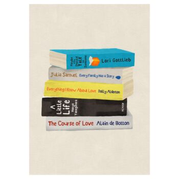 Personalised Favourite Books Print, 4 of 5