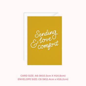 Sending Love And Comfort Card, 3 of 3