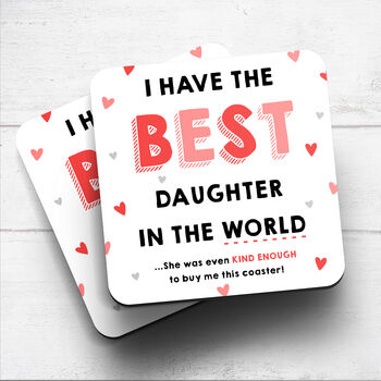 Funny Mum Mug 'The Best Daughter In The World', 4 of 4