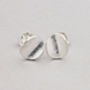 Honesty Stud Earrings Silver Or 18ct Gold, thumbnail 2 of 6