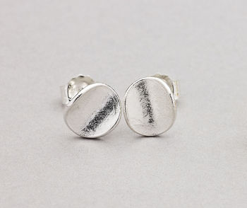 Honesty Stud Earrings Silver Or 18ct Gold, 2 of 6