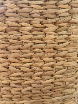 Hand Woven Eco Friendly Seagrass Basket With Handles, 10 of 10