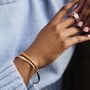 18ct Gold Plated Or Sterling Silver Mixed Cut Cz Tennis Bracelet, thumbnail 1 of 8