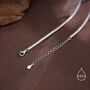 Sterling Silver 2mm Cz Tennis Necklace, thumbnail 2 of 12