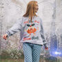 Let The Pud Times Roll Women's Christmas Jumper, thumbnail 3 of 4
