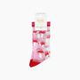 Toadstools Combed Cotton Sheer Pop Socks In Red, thumbnail 4 of 4