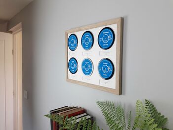 Personalised Six Framed Songs On Real Vinyl Records, 4 of 12